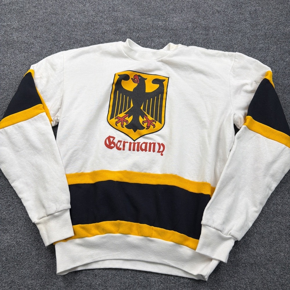 Vintage Nutmeg Mills Germany Crewneck Sweatshirt Made USA 90s Eagle XL